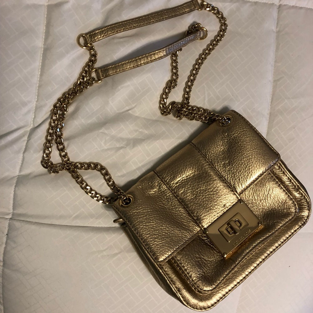 Michael Kors Shoulder or Crossbody Gold Bag